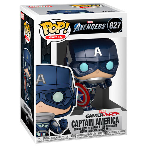 Figura POP Marvel Avengers Game Captain America Stark Tech Suit