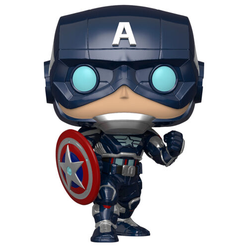 POP figure Marvel Avengers Game Captain America Stark Tech Suit