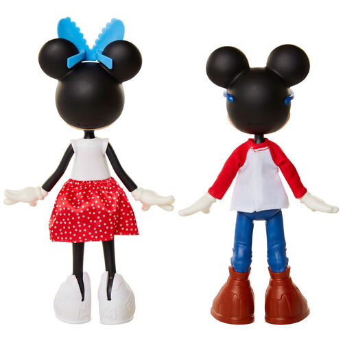 Blister 2 muecas Minnie and Mickey Mouse 24cm