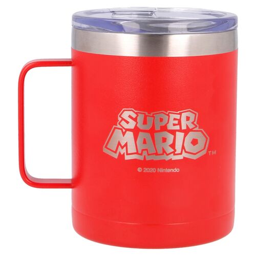Taza termo acero inoxidable Super Mario Bros Nintendo 380ml