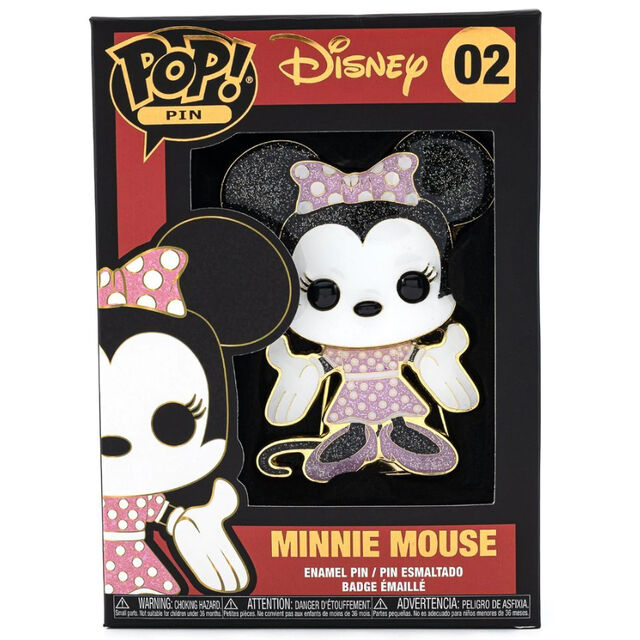 Disney Minnie Large Enamel POP Pin 10cm