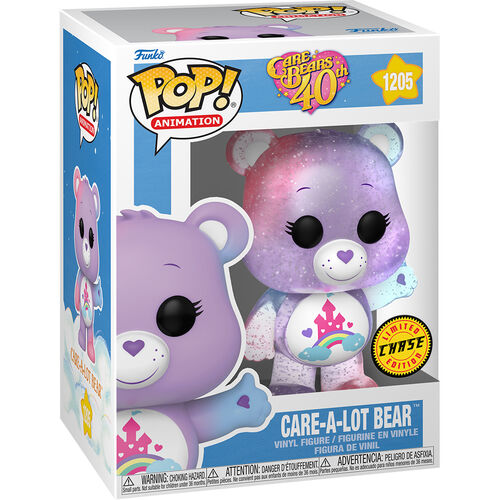 POP figure Care Bears 40th Anniversary Care a Lot Bear Chase