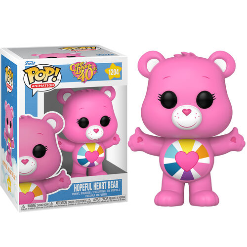 Pack 6 POP figures Care Bears 40th Anniversary Hopeful Heart Bear 5 + 1 Chase
