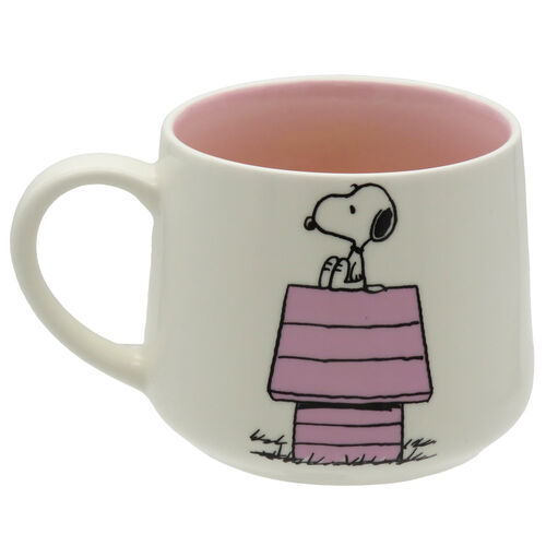 Snoopy Pink Kennel 3D figure ceramic mug