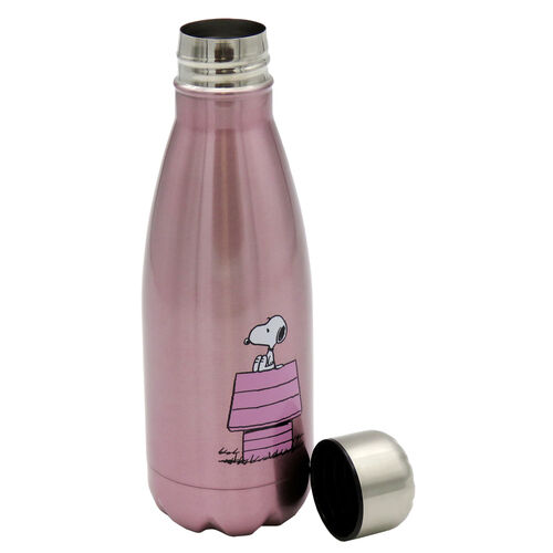 Snoopy Pink Kennel stainless steel bottle 550ml