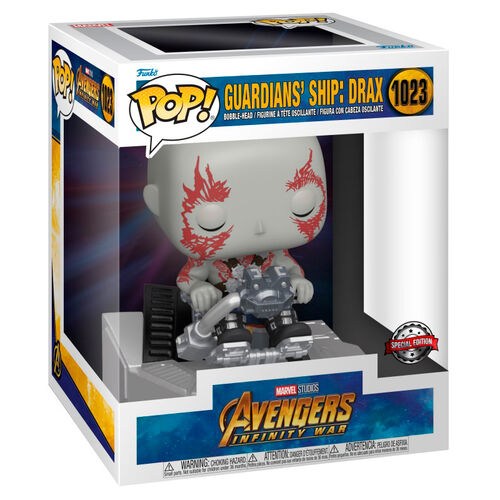 Figura POP Deluxe Marvel Guardianes de la Galaxia Guardians Ship Drax Exclusive