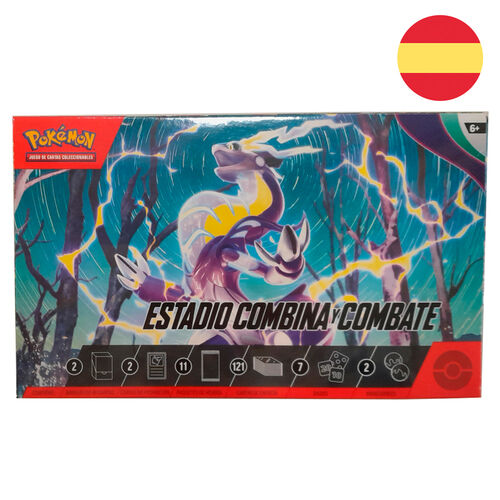 Spanish Pokemon Combine and Combat Stadium Collectible card game box