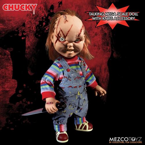 Figura Chucky El Muñeco Diabolico parlante 38cm
