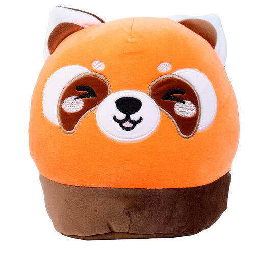 Squidglys Adoramals Red panda plush cushion