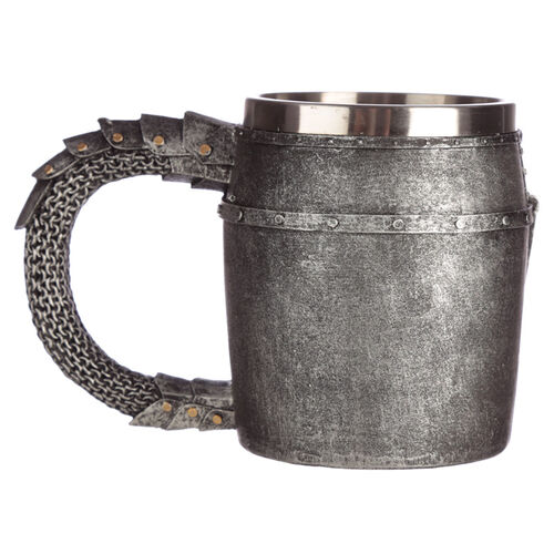 Medieval Helmet and Chain Mail jug