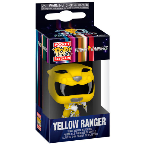 Pocket POP Keychain Power Rangers 30th Anniversary Yellow Ranger