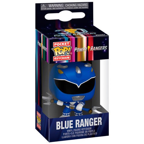 Pocket POP Keychain Power Rangers 30th Anniversary Blue Ranger