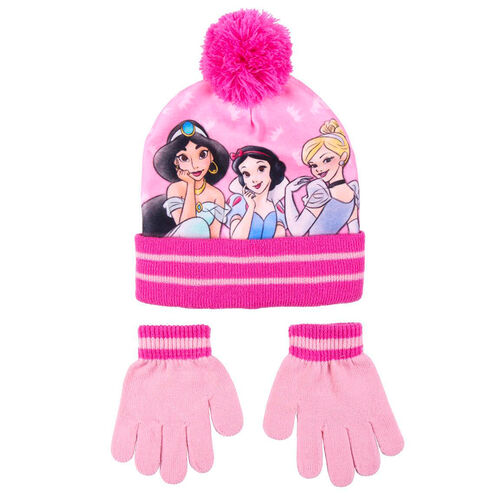 Set gorro y guantes Princesas Disney
