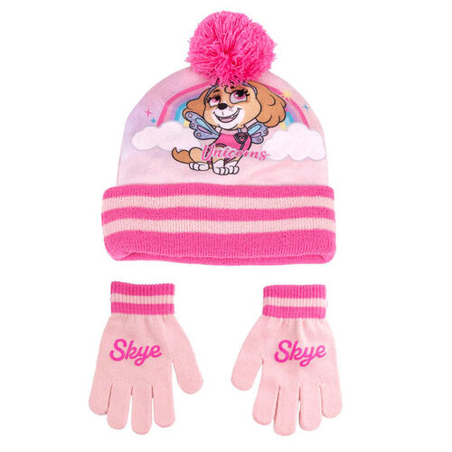 Paw Patrol hat and gloves set