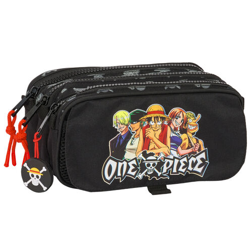 One Piece triple pencil case