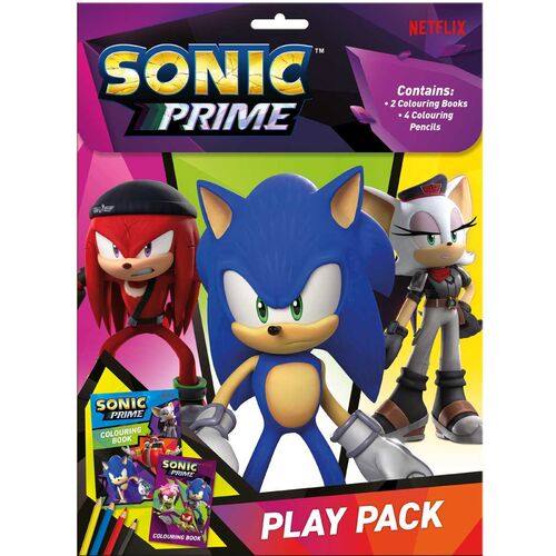 Set colorear Sonic Prime
