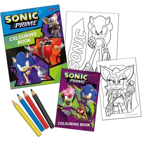 Sonic Prime coloring set