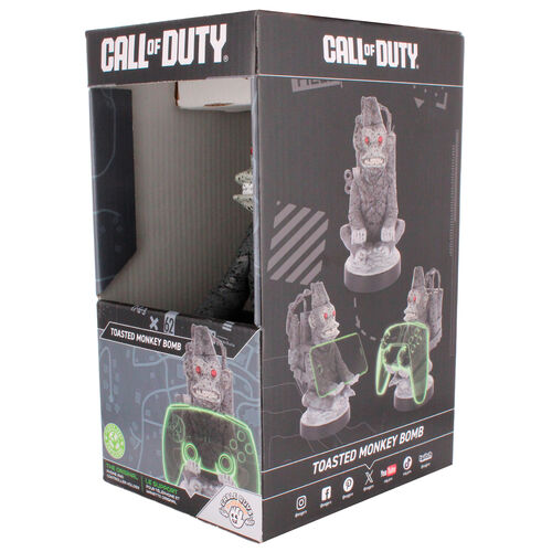 Call of Duty Toasted Monkey Bomb figure clamping bracket Cable guy 21cm