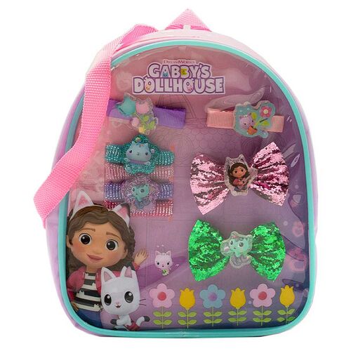 Gabbys Dolls House backpack + hair accessories