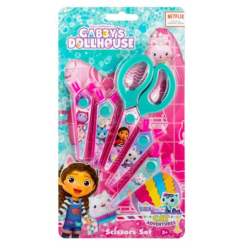 Gabbys Dolls House Scissors + 5 covers blister