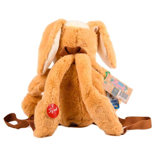 Animals assorted plush backpack