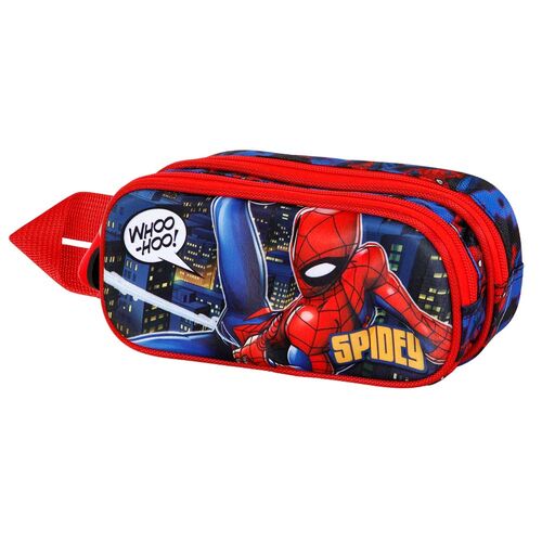 Portatodo 3D Mighty Spiderman Marvel doble