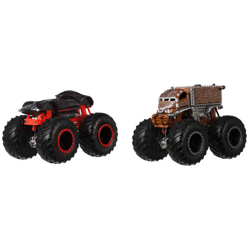 Blister 2 coches Demolicion Monster Trucks Hot Wheels surtido