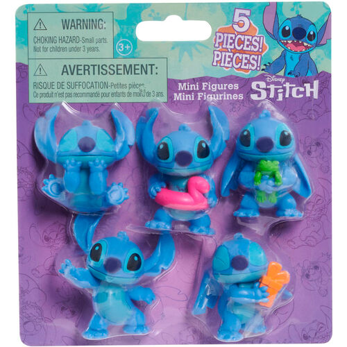 Disney Stitch set 5 figures