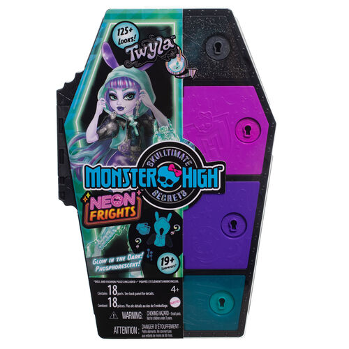 Monster High Skullmate Secrets Neon Frights Twyla doll 25cm