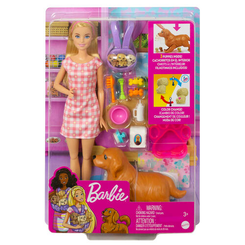 Barbie Newborn Pups doll