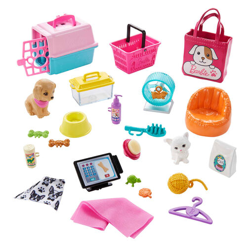 Barbie Pet Supply Store + doll