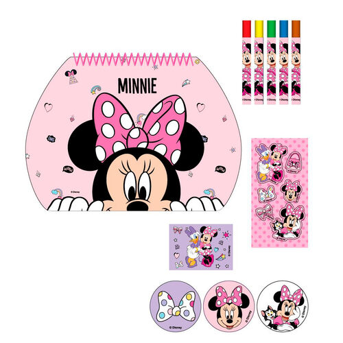 Maletin papeleria coloreable Minnie Disney