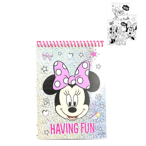 Disney Minnie colouring stationery set