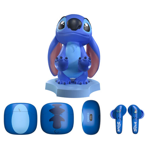 Mini Cable Guy + auriculares inalambricos Stitch Disney