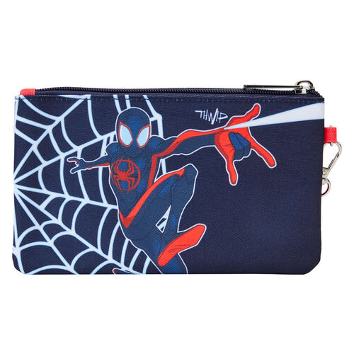 Loungefly Marvel Spider-Verse Miles Morales Suit pouch wristlet