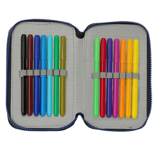 Naruto Shippuden Ninja triple pencil case 36pcs