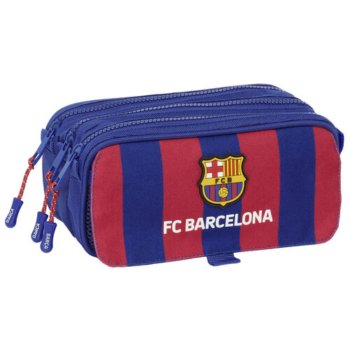 F.C Barcelona triple pencil case