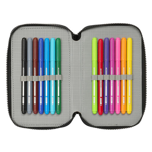 Ninja Turtles triple pencil case 36pcs