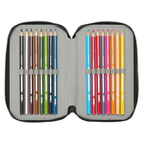 Ninja Turtles triple pencil case 36pcs