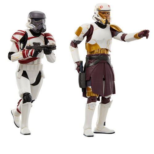 Blister 2 figuras Captain Enoch & Night Trooper Ahsoka Star Wars 15cm