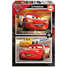 Puzzle Cars 3 Disney 2x48pzs