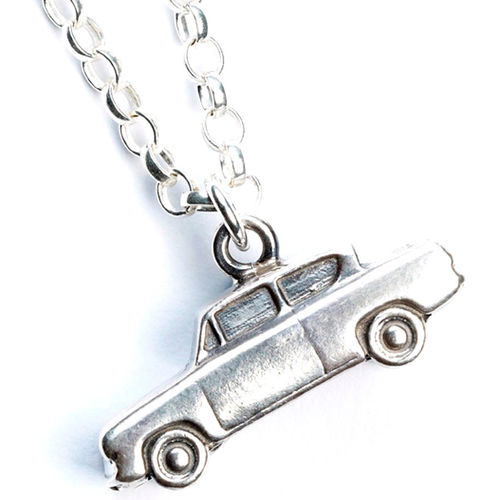 Harry Potter Mr Weasleys Flying Car silver necklace