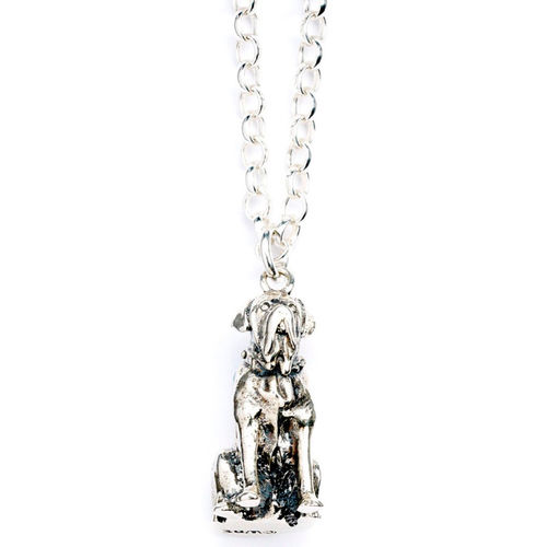 Harry Potter Fang the Dog silver necklace