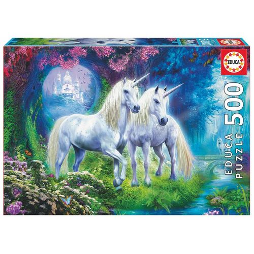 Unicorns In The Forest puzzle 500pcs