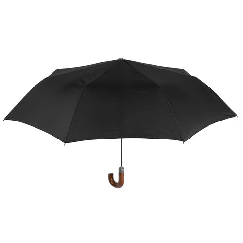 Paraguas plegable automatico negro 58cm