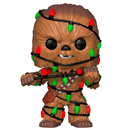 POP figure Star Wars Holiday Chewie with Lights