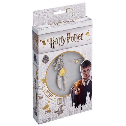 Imagen "img 128838 db138ed17d3c14adca65b793f2dbe999 20" de muestra del producto Blister llavero + pin Golden Snitch Harry Potter de la tienda online de regalos y coleccionables de cine, series, videojuegos, juguetes.