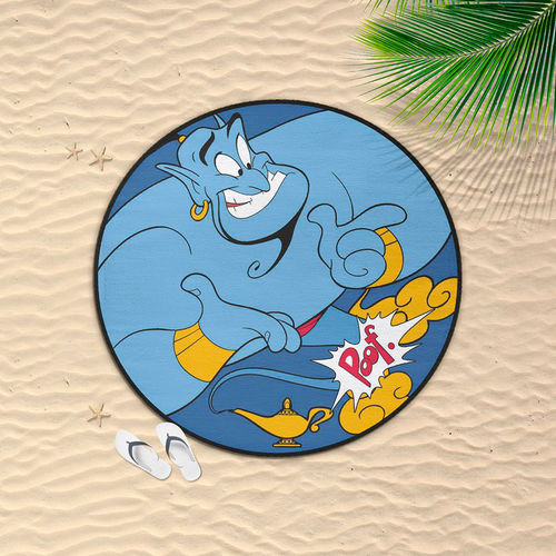 Disney Aladdin round microfiber beach towel 130cm