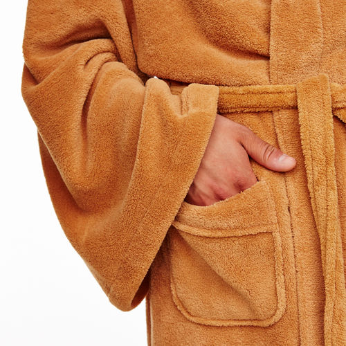 One Size Groovy Mens jedi-bathrobe Beige
