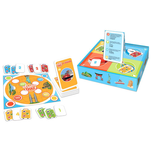 Spanish Challenge Quiz Discover the World board game